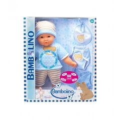 Bambolina BAMBOLINA μιλώντας κούκλα Rose Baby Boy (LV 50 λέξεις), BD361LV 13411804 4895167988089