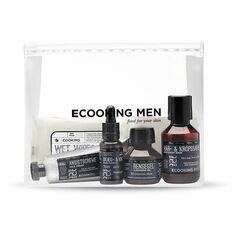 Σετ Εκκίνησης Ανδρών Ecooking: Περιποίηση Ανδρών, Καθαρισμός, Αφρόλουτρο, Για Μαλλιά & Σώμα, 100 ml + Περιποίηση Ανδρών, Βαθύς Καθαρισμός, Τζελ Καθαρισμού, Για Πρόσωπο & Σώμα, 50 ml + Περιποίηση Ανδρών, Λάδι για Γένια, Περιποίηση & Θρέψη, 20 ml + Περιποίη