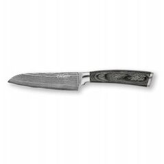NÓŻ SANTOKU 12.5CM ZE STALI DAMASCEŃSKIEJ POJEDYNCZY KUCHENNY MAESTRO MR-1482
