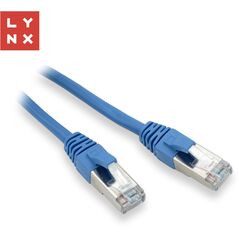 LYNX FTP patch kabel Cat5e PVC, CCA, 5m, modrý