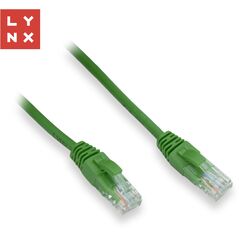 LYNX UTP patch kabel Cat5e, PVC, CCA, 7m, zelený