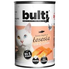 BULTI mielonka bogata w łososia dla kota 400g