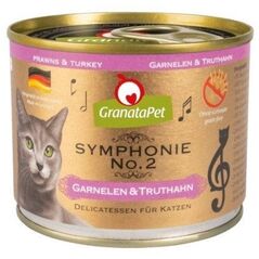 GranataPet Symphonie No.2 krewetki i indyk mokra karma dla kota 200g