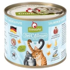 GranataPet DeliCatessen łosoś i indyk karma mokra dla kota 200g