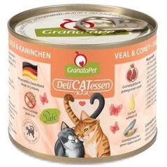GranataPet DeliCatessen cielęcina i królik karma mokra dla kota 200g