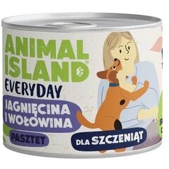 ANIMAL ISLAND Everyday wołowina i jagnięcina dla szczeniąt puszka 185g