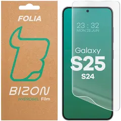 Folia hydrożelowa na ekran Bizon Glass Hydrogel Front do Samsung Galaxy S25 / S24