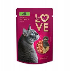 MY LOVE sasz. 85g WOŁOWINA I MARCHEWKA    w galaretce  /24