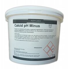 ACRYLMED Calcid Minus 3kg - proszek do obniżania odczynu pH wody