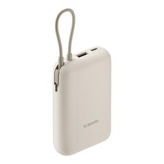 Xiaomi Power Bank 10000mAh Integrated Cable Tan (BHR9072GL) (XIABHR9072GL) έως 12 άτοκες Δόσεις