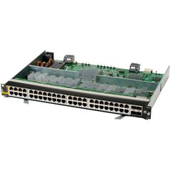 HPE Aruba 6400 48-port HPE Smart Rate 1/2.5/5GbE Class 6 PoE and 4-port SFP56 v2 Module - Switch - L3 - 48 x 1/2.5G/5G (PoE) + 4 x 50 Gigabit Ethernet SFP56 - an Rack montierbar - PoE - fur P/N: R0X27C, R0X38C, R0X39C, R0X40C, R0X41C, R0X42C, R0X43C
