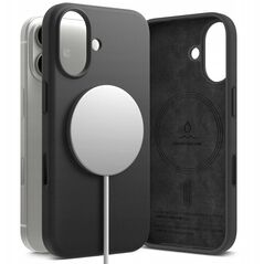 Etui Ringke Silicone Magnetic MagSafe do Apple iPhone 17 Black