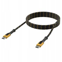 kabel usb c na usb c z technologią kevlar, do 100 w, 1,8m, d
