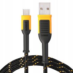 kabel usb a na usb c z technologią kevlar, 1,2 m, dewalt