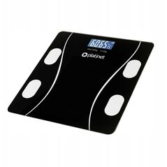 PLATINET WAGA BATHROOM SMART BODY SCALE 180KG 26X26CM WITH APP BLUETOOTH BLACK 46021
