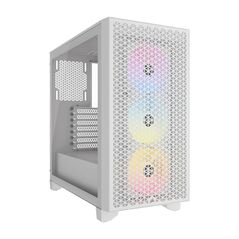 CORSAIR Case 3000D Airflow ΑRGB Mid-Tower Tempered Glass White (CC-9011256-WW) (CORCC-9011256-WW) έως 12 άτοκες Δόσεις