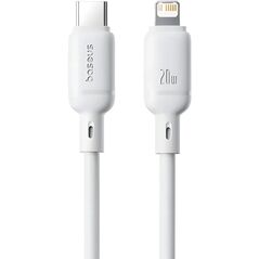 Baseus Silky Series Ladekabel Type-C auf iP 20W 2m Moon Weiß