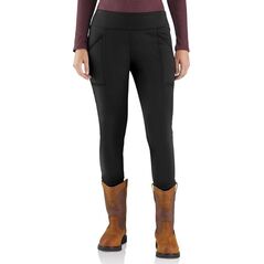 Carhartt Ocieplane Legginsy Carhartt Force Heav Black