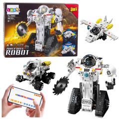 Klocki Konstrukcyjne Robot Kosmiczny Łazik Samolot RC 3w1 408 el.