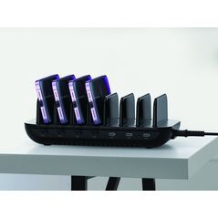 CONCEPTRONIC Ladegerät 7Port 7xUSB-C 160WPD3.0 sw