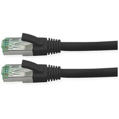 ROLINE RM S/FTP (PiMF) Patch Cord Cat.6A, czarny, 0,5 m