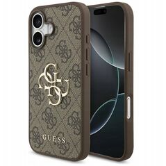Case Guess 4G Big Logo for iPhone 17 brown