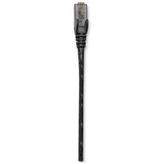 Patchcord Cat6 UTP 0,3m 100% CU czarny