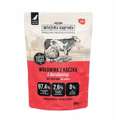 Karma mokra dla psa Wołowina z kaczką (dorosły) 500g