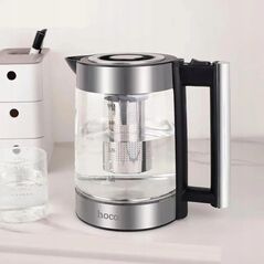 Czajnik elektryczny Hoco 1,8L HA01A szkło / stainless steel
