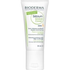 Bioderma Krem do twarzy Sebium Global Cover przeciwtrądzikowy 30ml