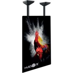 Hagor HAGOR PLD Single HD Portrait Schwerlast-Deckenhalterung fuer 191-254cm 75-100Zoll screen max VESA 600x900mm max Traglast 100kg