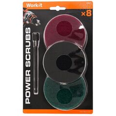 Work>it by Millarco® power scrubs 8 τεμάχια σφουγγαράκια τριβής