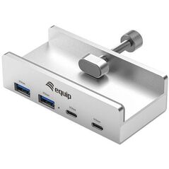 Equip 128967 huby i koncentratory USB 3.2 Gen 1 (3.1 Gen 1) Type-A 5000 Mbit/s Aluminium
