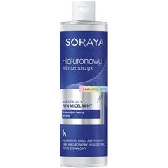 SORAYA Hialuronowy mikrozastrzyk Nawilżający płyn micelarny 400 ml