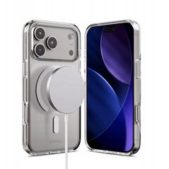 Crong Clear MAG Cover - Etui MagSafe iPhone 17 Pro (przezroczysty)