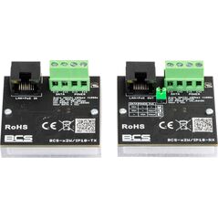 BCS Zestaw aktywnych konwerterów do transmisji danych z sieci Ethernet oraz zasilania PoE BCS-X2W/IP10