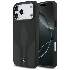 Case Mercedes Leather The Move MagSafe for iPhone 17 Pro Max black