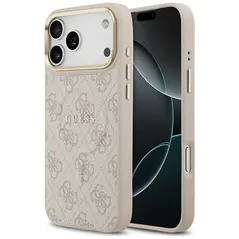 Case Guess 4G PU Classic Logo MagSafe for iPhone 17 Pro Max pink