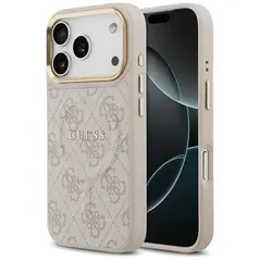 Case Guess 4G PU Classic Logo MagSafe for iPhone 17 Pro pink