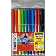 Centropen Flamastry Colour world 10 kolorów (7550/10/TP-10)