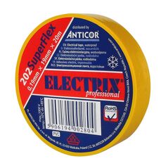 Anticor Taśma elektroizolacyjna PCW 202 SUPERFLE 19mm 20m żółta