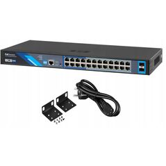BCS-B-SP24G-2SFP-M BCS BASIC Switch zarządzalny 24x PoE, 2xSFP