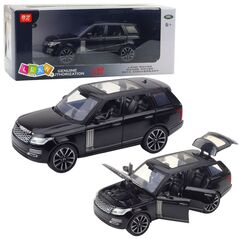 Auto Range Samochód Range Rover Czarny Efekty Dżwiękowe Czarny LEAN Toys