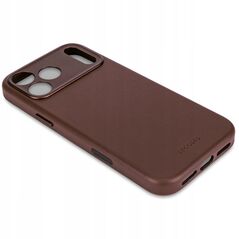 Decoded Leather Backcover - skórzana obudowa ochronna do iPhone 17 Pro Max kompatybilna z MagSafe (chocolat brown)