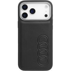 Case Audi TT Synthetic Leather MagSafe for iPhone 17 Pro black