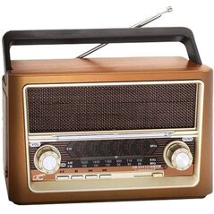 Radio przenośne LTC ELMA RETRO Bluetooth USB latarka