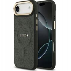 Etui Guess 4G PU Classic Logo MagSafe na iPhone 17 Air - czarne