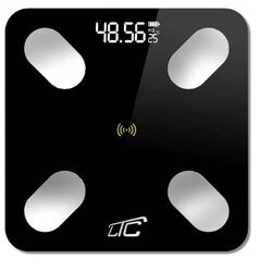 Inteligentna waga łazienkowa FITNESS analityczna LTC, bluetooth, czarna