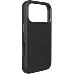 Etui silikonowe Pure Icon Mag Pro Liquid Silicone na iPhone 17 Pro kompatybilne z MagSafe, z ochroną aparatu i aluminiowymi przyciskami - czarne