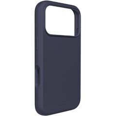 Etui silikonowe Pure Icon Mag Pro Liquid Silicone na iPhone 17 Pro kompatybilne z MagSafe, z ochroną aparatu i aluminiowymi przyciskami - ciemnoniebieskie